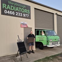 Maryborough Radiators workshop and service vehicle