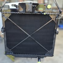 Radiator core repair example